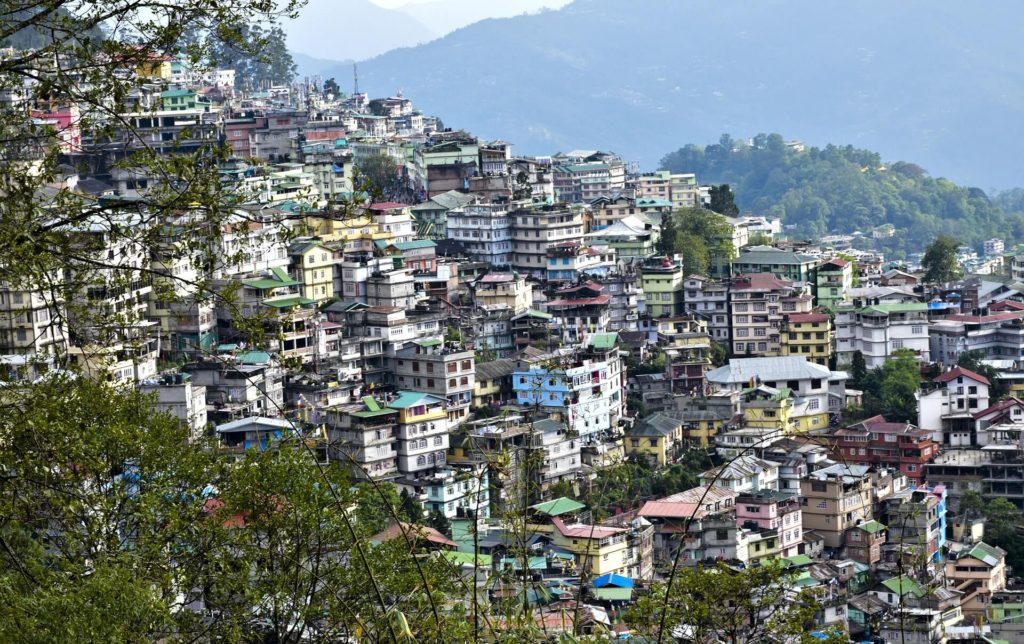 MG Road for shopping in Gangtok Sikkim