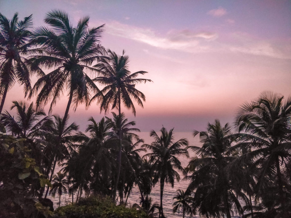 Cabo de Rama Beach Sunset