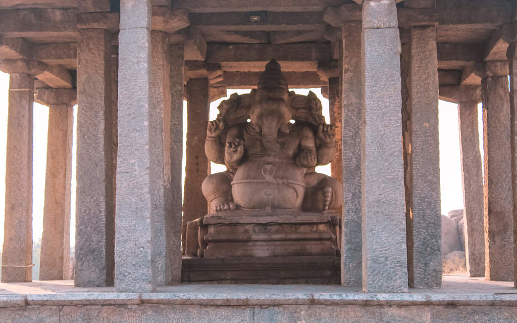 Ganesha temple in Hampi itinerary