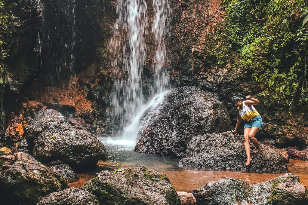 Kesarval waterfall in offbeat places in Goa