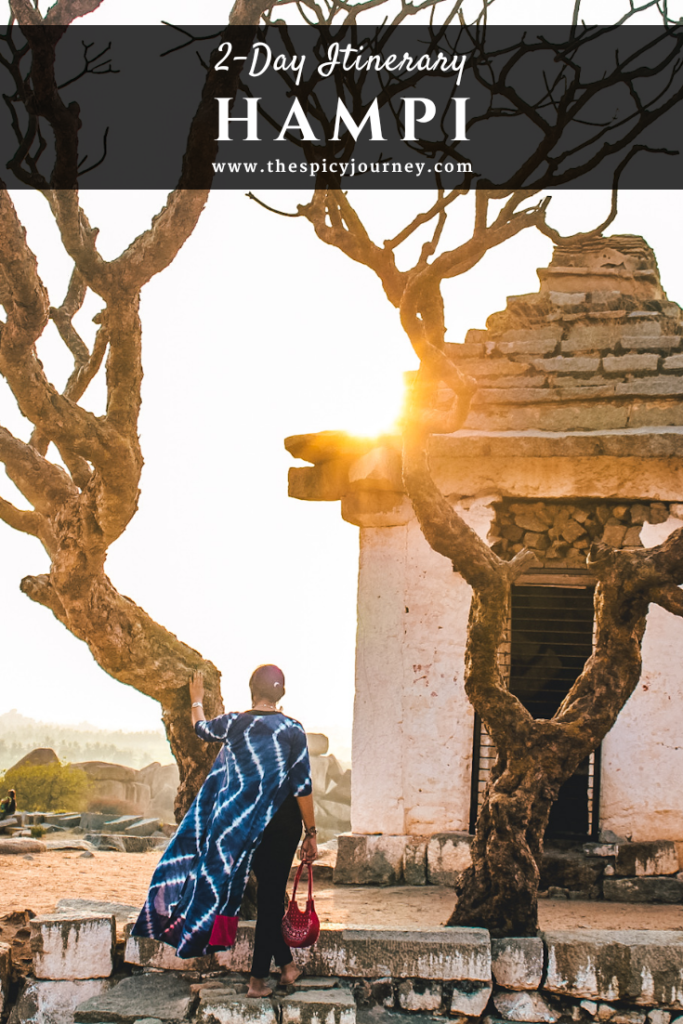 2 Days in Hampi Pinterest Graphic