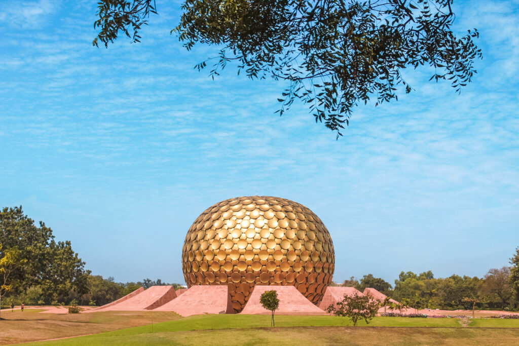 Places to visit in Pondicherry in 2 Days, Pondicherry itinerary - Auroville matrimandir