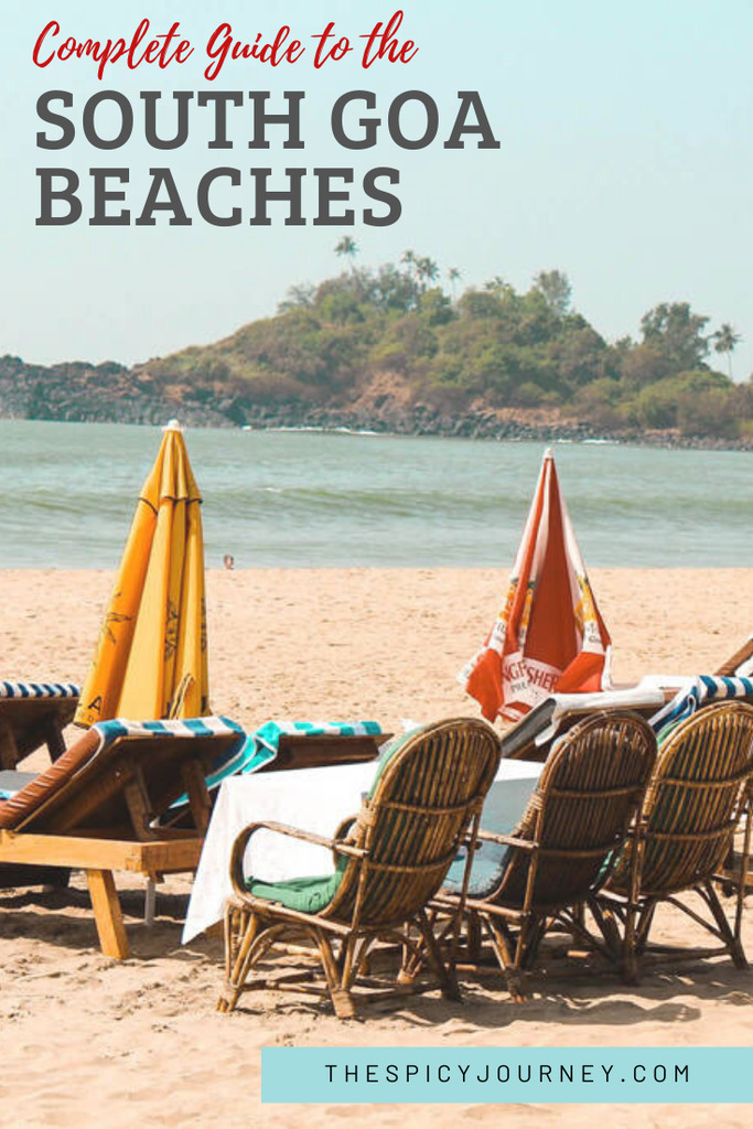 Pinterest graphic for South Goa beaches guide