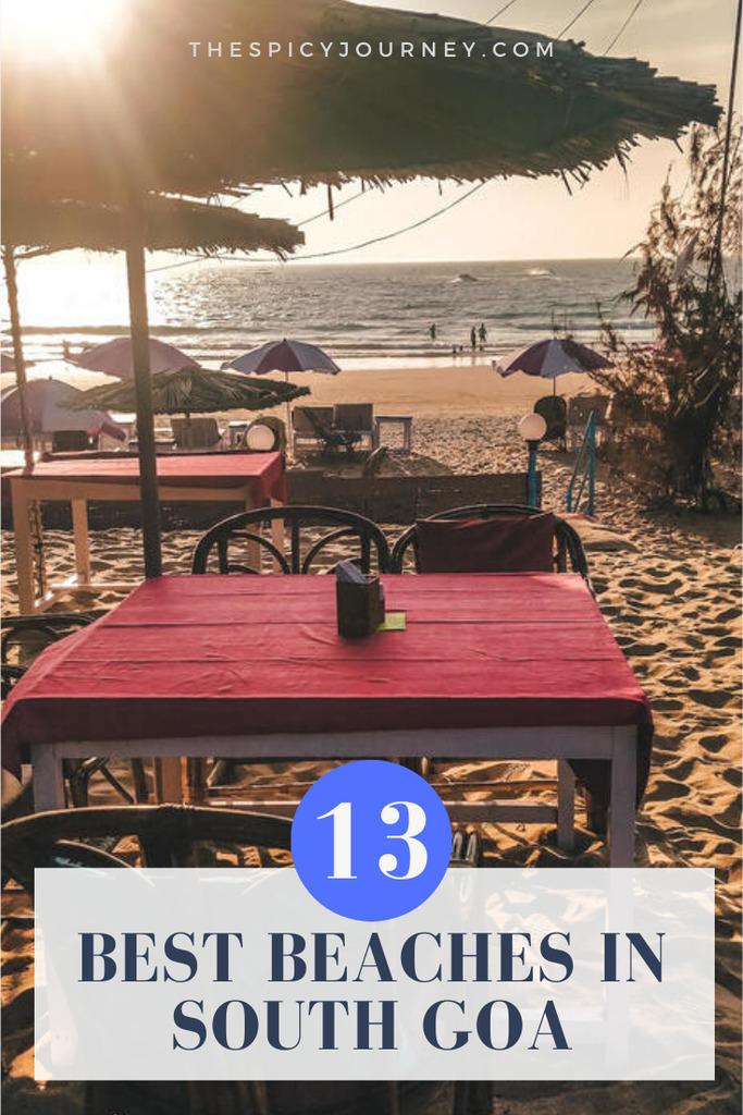 Pinterest graphic for South Goa beaches guide