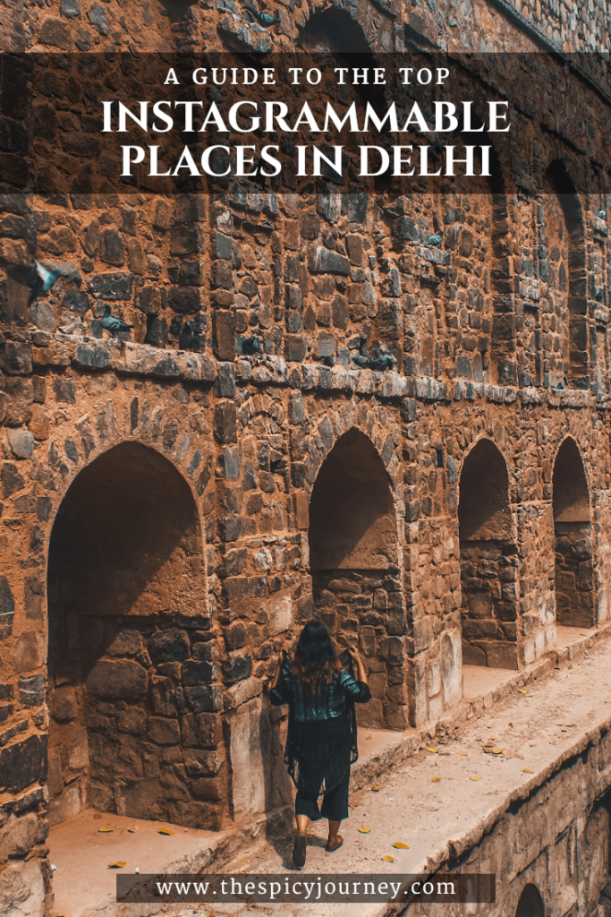 Instagrammable Spots in Delhi Pinterest Graphic 2