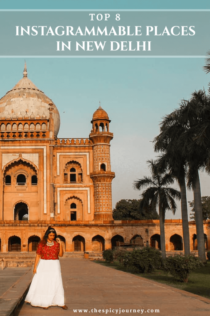 Pinterest Image for Instagrammable Places in Delhi