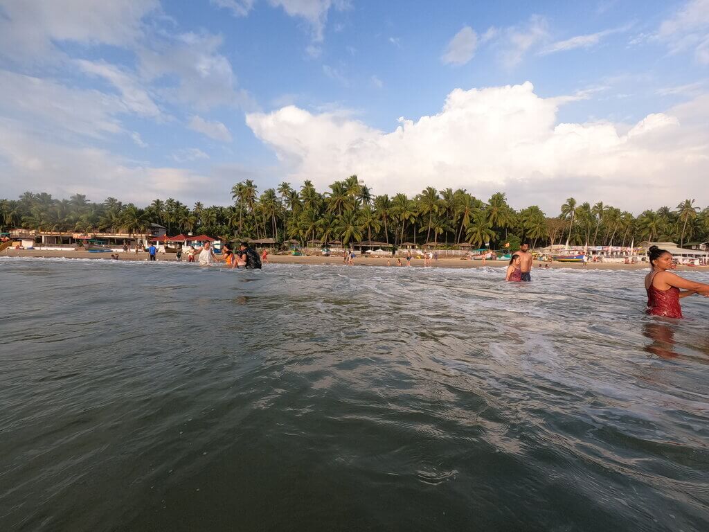 Best things to do in Palolem Goa - Taking a dip in the ocean