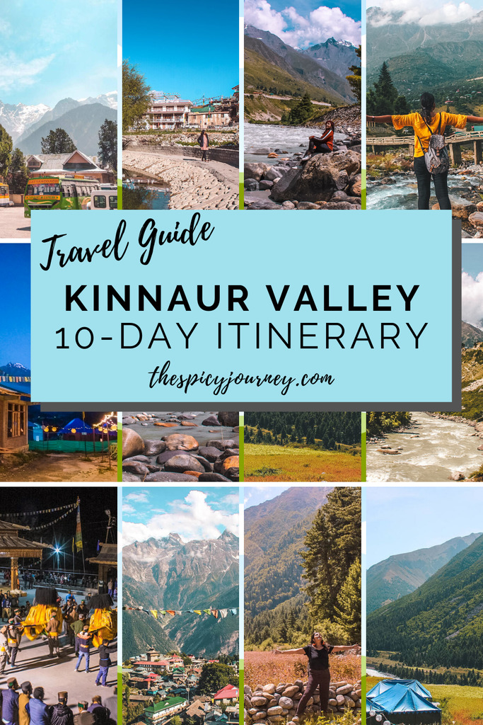 Pinterest graphic for Kinnaur valley travel guide and itinerary