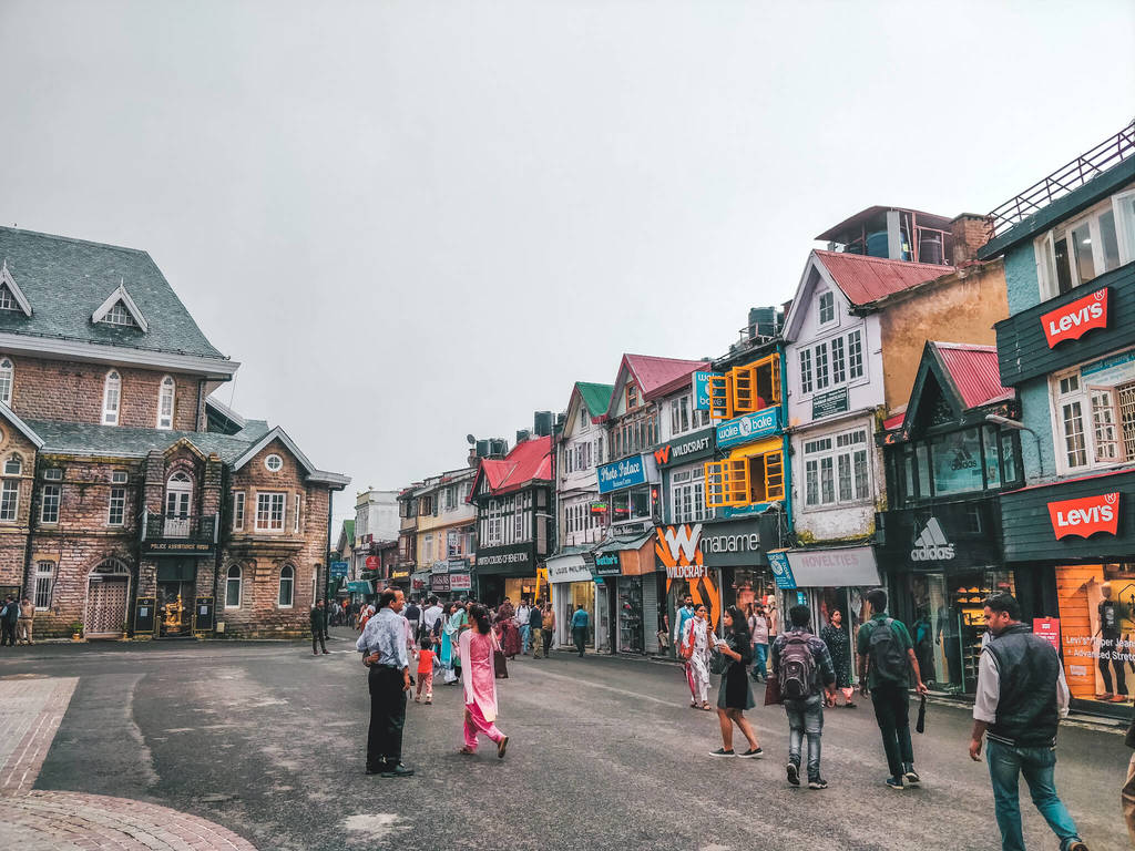 Shopping at Mall Road - One of the most popular things to do in Shimla in this Shimla itinerary and travel guide