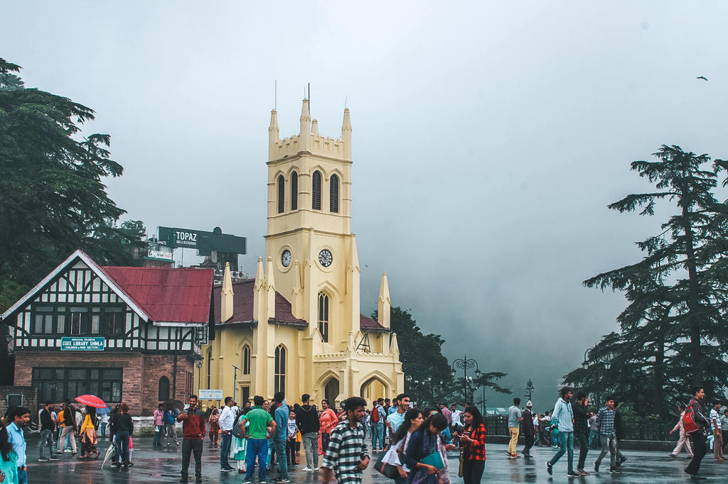 Christ church in Shimla itinerary for one day and Shimla travel guide