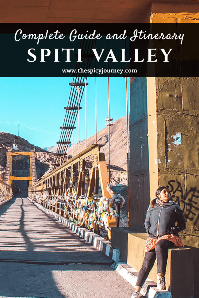 Spiti Valley itinerary for 8 days - Pinterest graphic