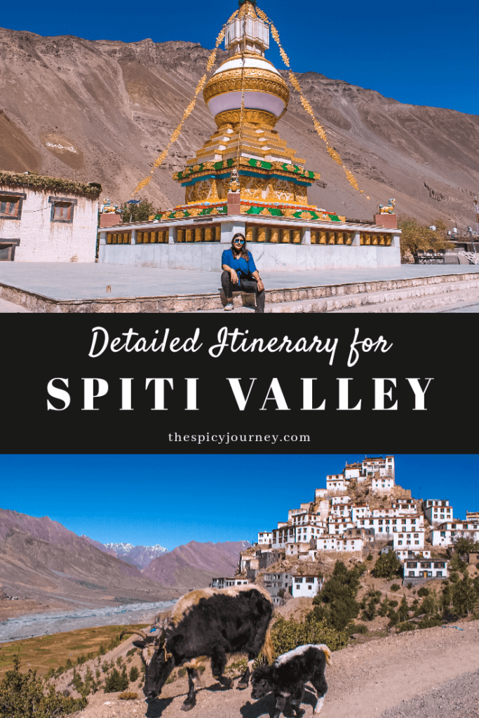 Spiti Valley itinerary for 8 days - Pinterest graphic