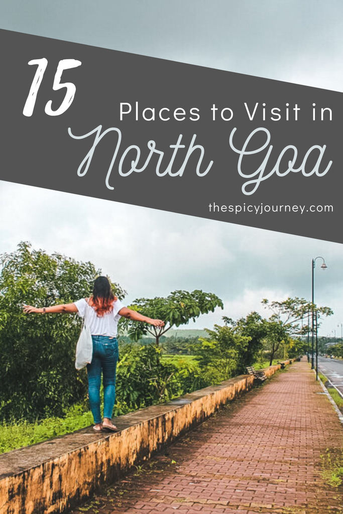 Pinterest graphic for best places to visit in North Goa