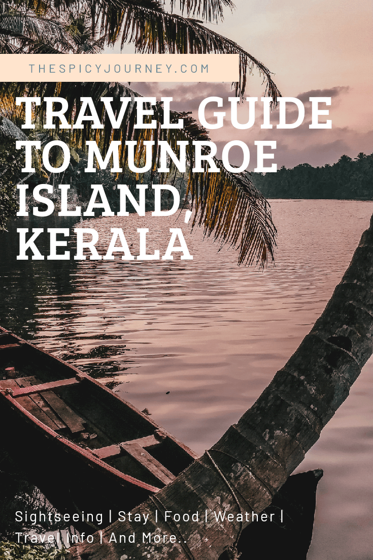 Munroe island Kerala pinterest graphic