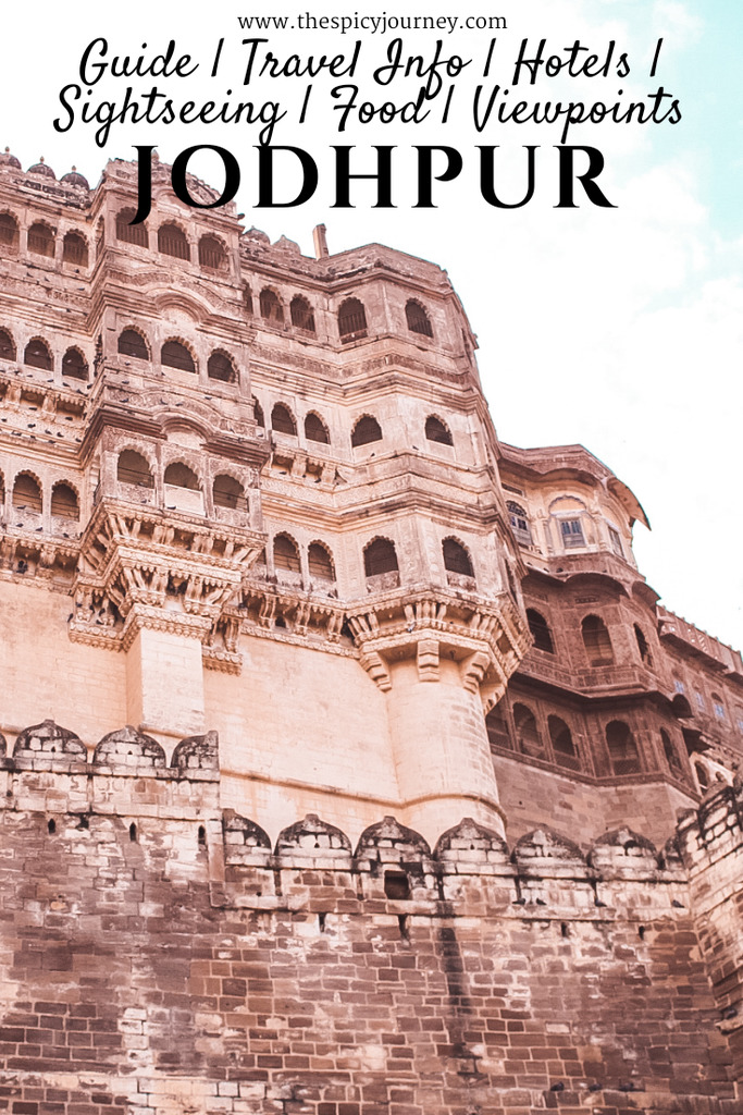 Pinterest graphic for 2 day Jodhpur itinerary - best places to visit in Jodhpur in 2 days