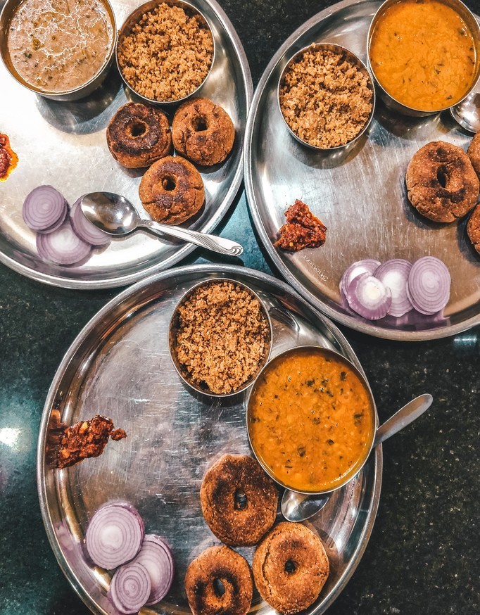 Rajasthan local food - Daal baati churma