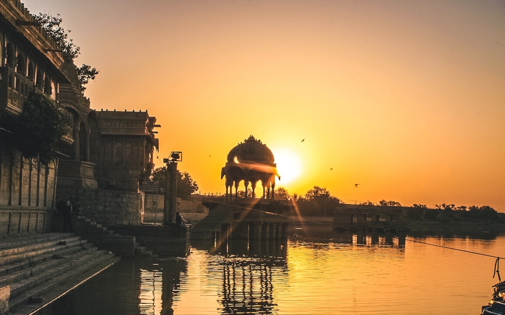 Gadisar lake on day 2 of your Jaisalmer itinerary