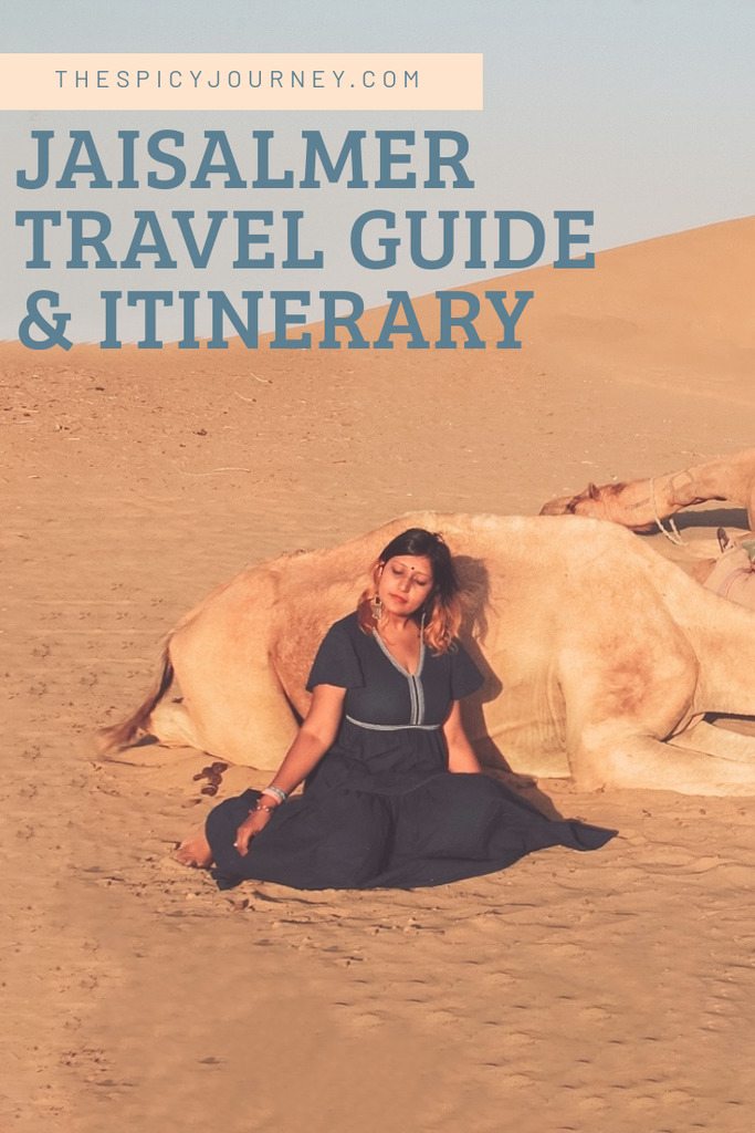 Pinterest graphic for Jaisalmer itinerary for 2 days & Jaisalmer travel guide