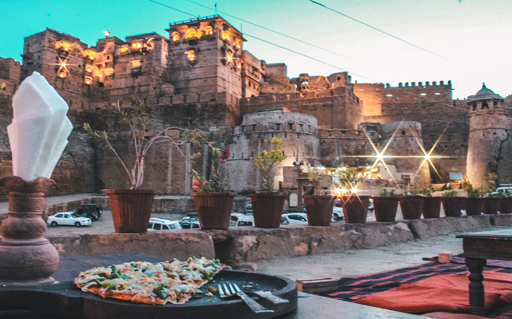 Jaisal Italy - One of the Restaurants Inside Jaisalmer Fort