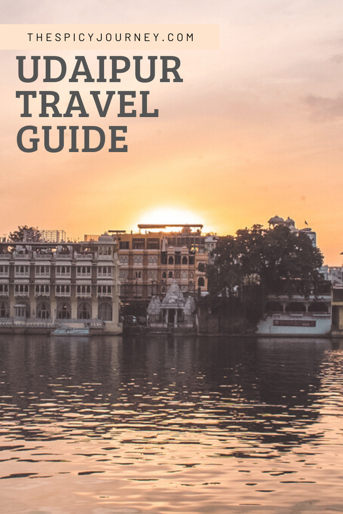 Pinterest graphic for Udaipur travel guide