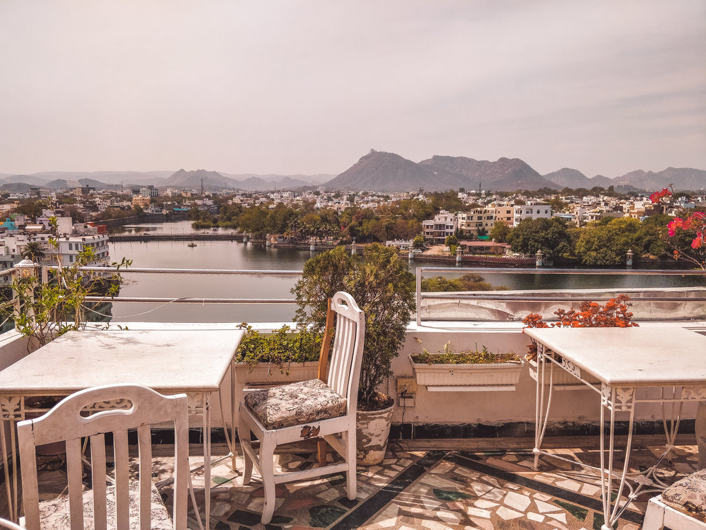 Rooftop at Zostel Udaipur