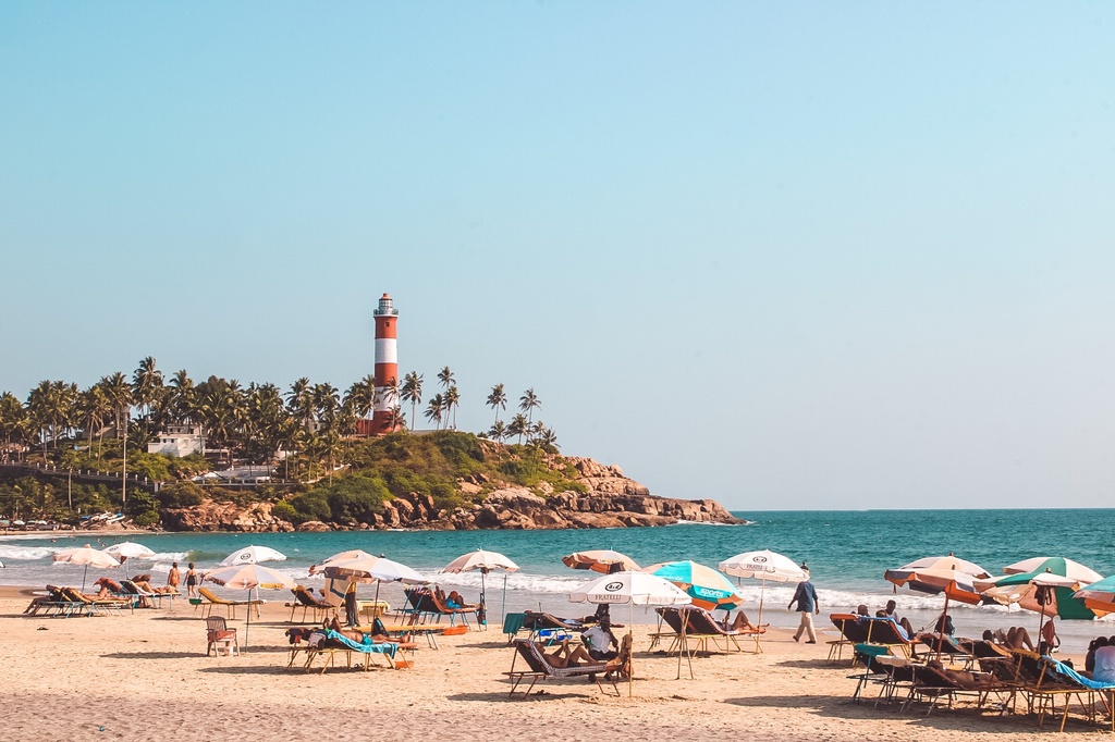 Lighthouse beach Kovalam