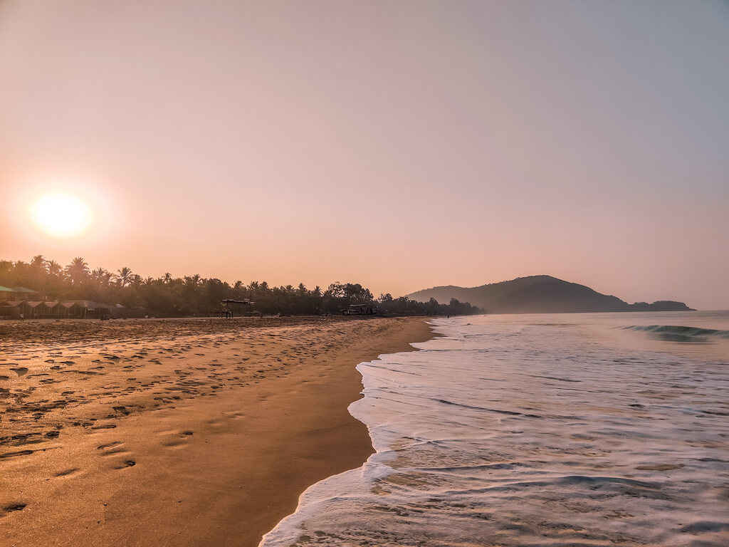 Sunrise at Agonda beach