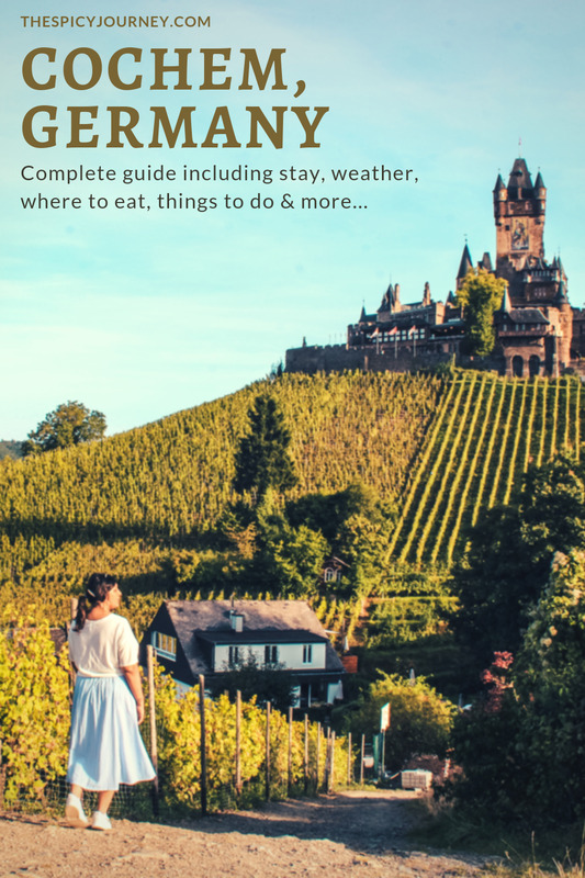 Pinterest graphic for things to do in Cochem in one day