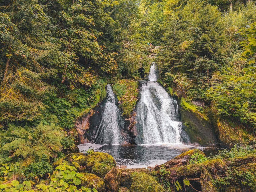 Triberg waterfalls in Triberg im Schwarzwald, Germany