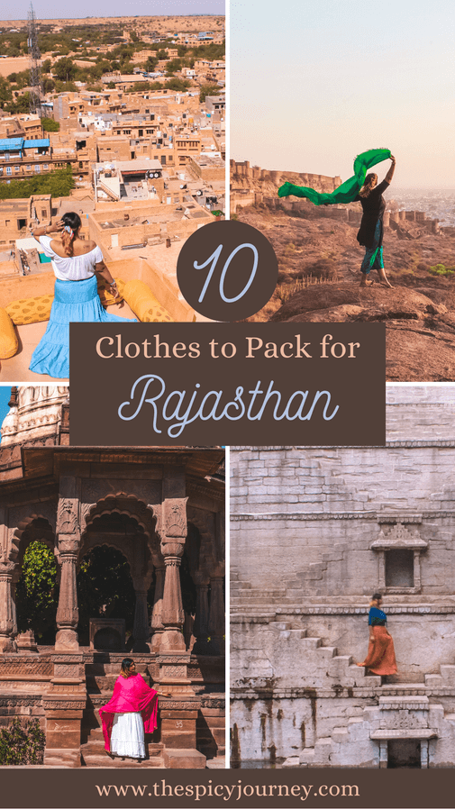 What to wear in Rajasthan - fashion guide - pinterest graphic 2