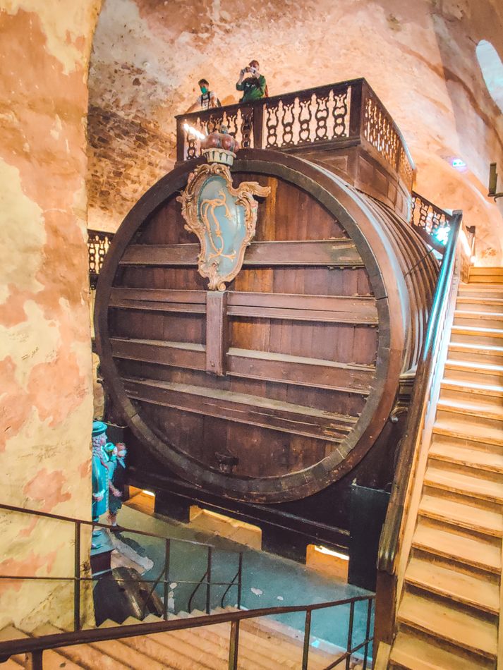 Sightseeing places in Heidelberg - Heidelberg Tun - Worlds largest wine barrel