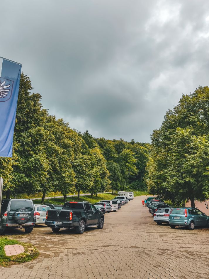 Lichtenstein Castle Parking Lot