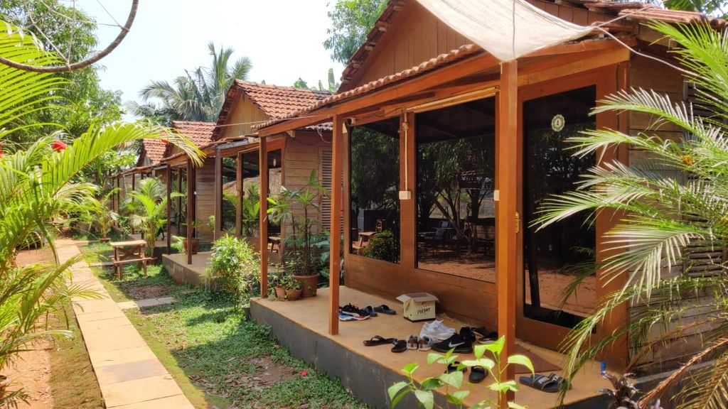 Wonderland hostel in Goa - Anjuna beach