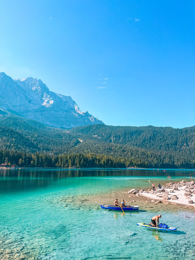 Things to do at Eibsee Germany - Boating at Eibsee