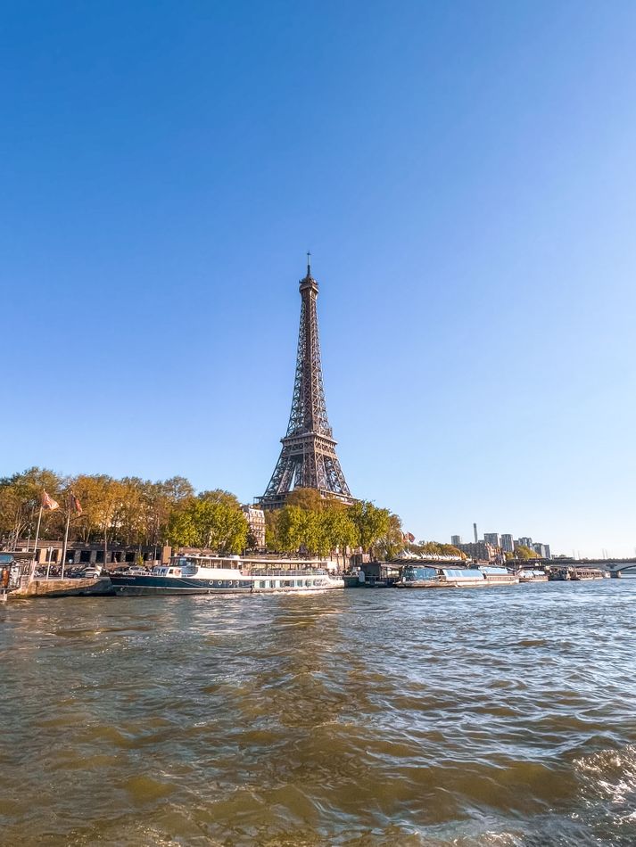 Eiffel Tower Views from a Boat