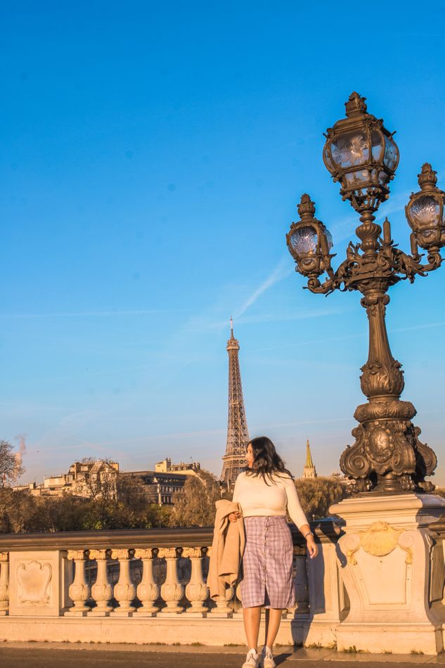 Eiffel Tower Views from a Bridge - Pont Alexandre III