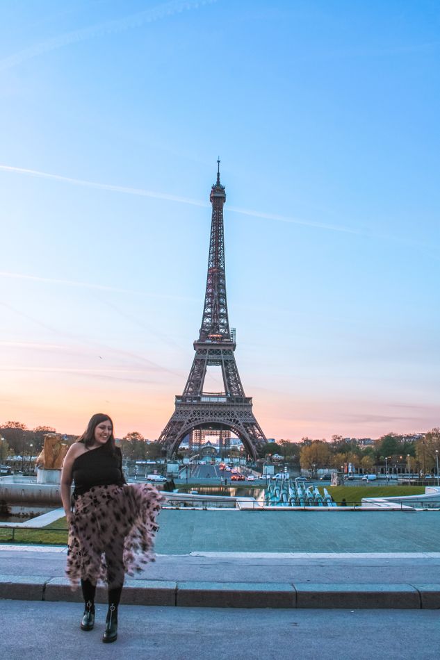 Up-close view of the Eiffel Tower - Trocadero