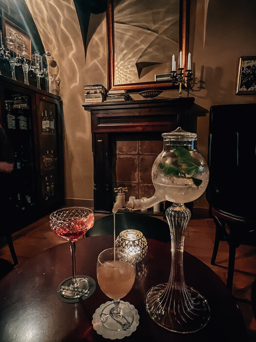 Best Cocktail Bars in Prague listed in this Prague travel guide and itinerary - Hemingway Bar