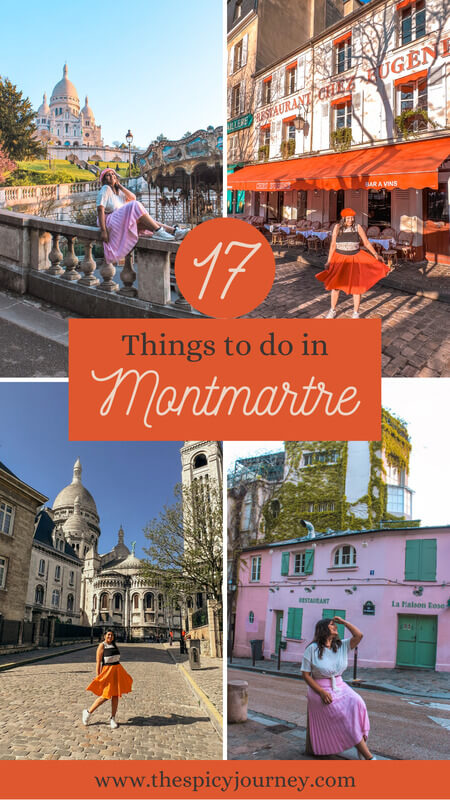 Things to do in Montmartre Paris - Pinterest graphic