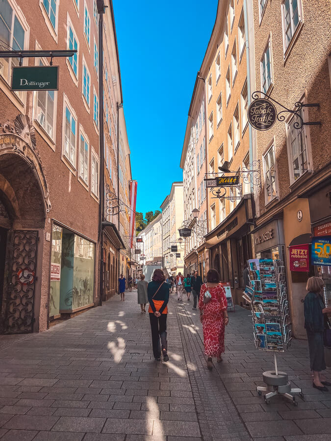 Getreidegasse - The most beautiful street in Salzburg - Must see places