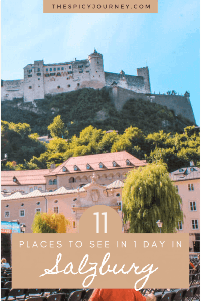 Salzburg one day itinerary and guide - Pinterest graphic