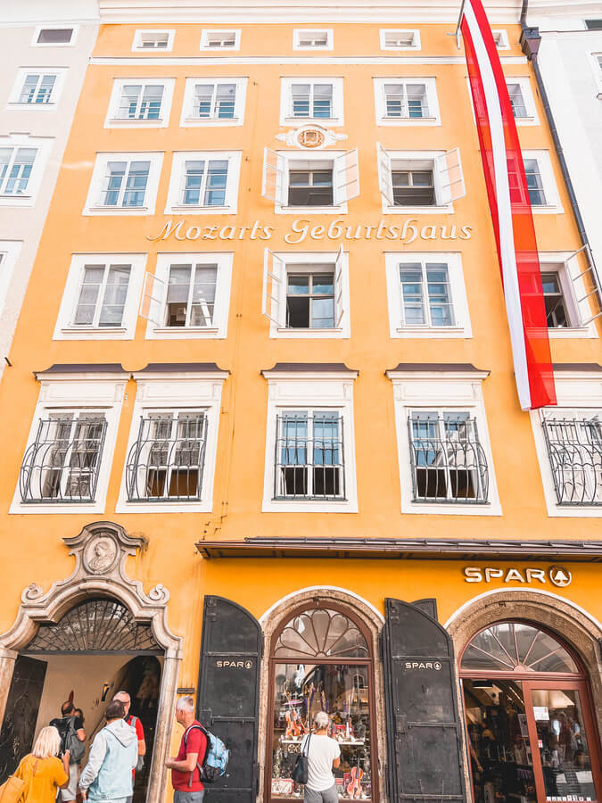 Birth house of Wolfgang Mozart - Best things to do in Salzburg itinerary for 1 day