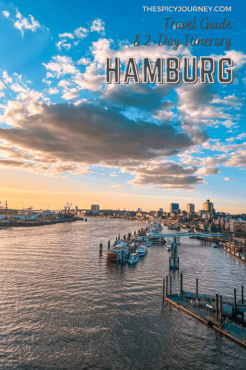 Things to do in weekend in Hamburg - itinerary and guide - pinterest graphic