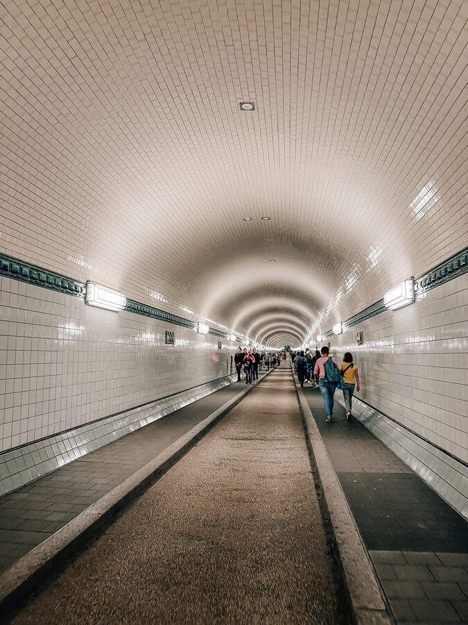 What to see during a weekend in Hamburg - Old Elbe Tunnel