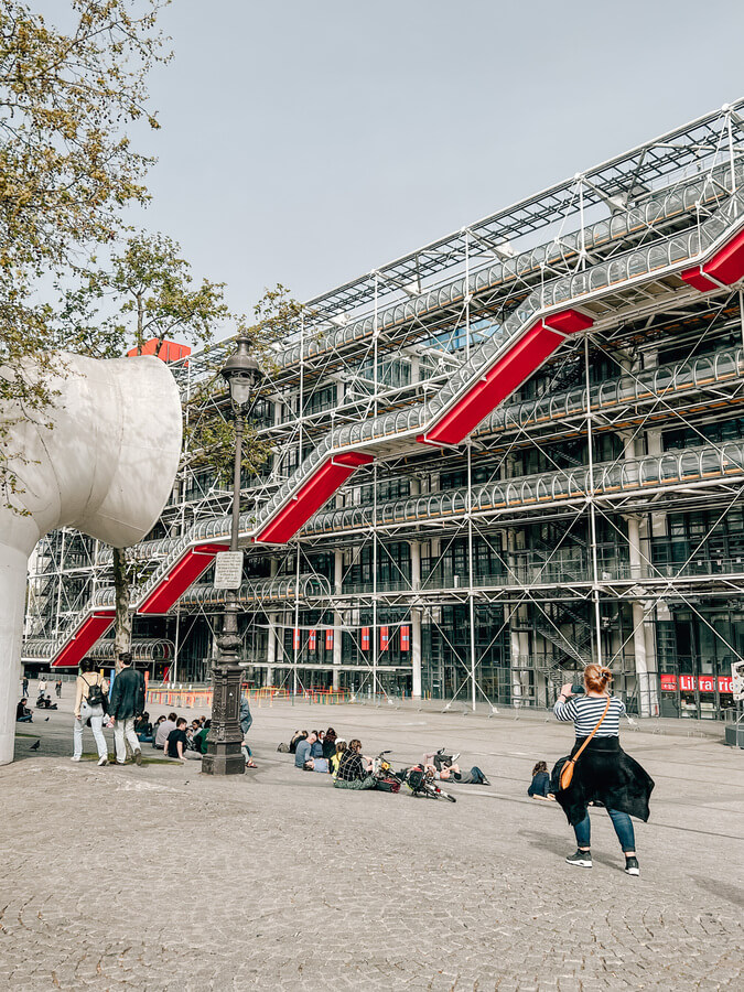 Center Pompidou in the Le Marais Neighbourhood - Offbeat things to do in Paris France