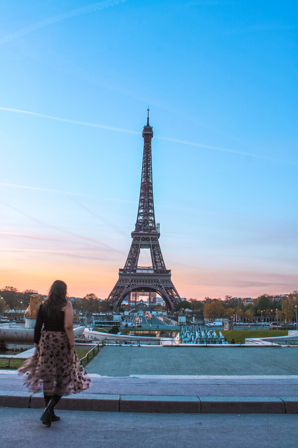 Eiffel Tower from the Trocadero - Things to do during a weekend in Paris