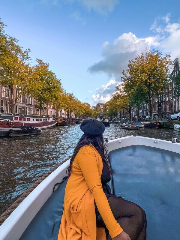 Things to do during a weekend trip to Amsterdam - Open boat ride in Amsterdam, The Netherlands