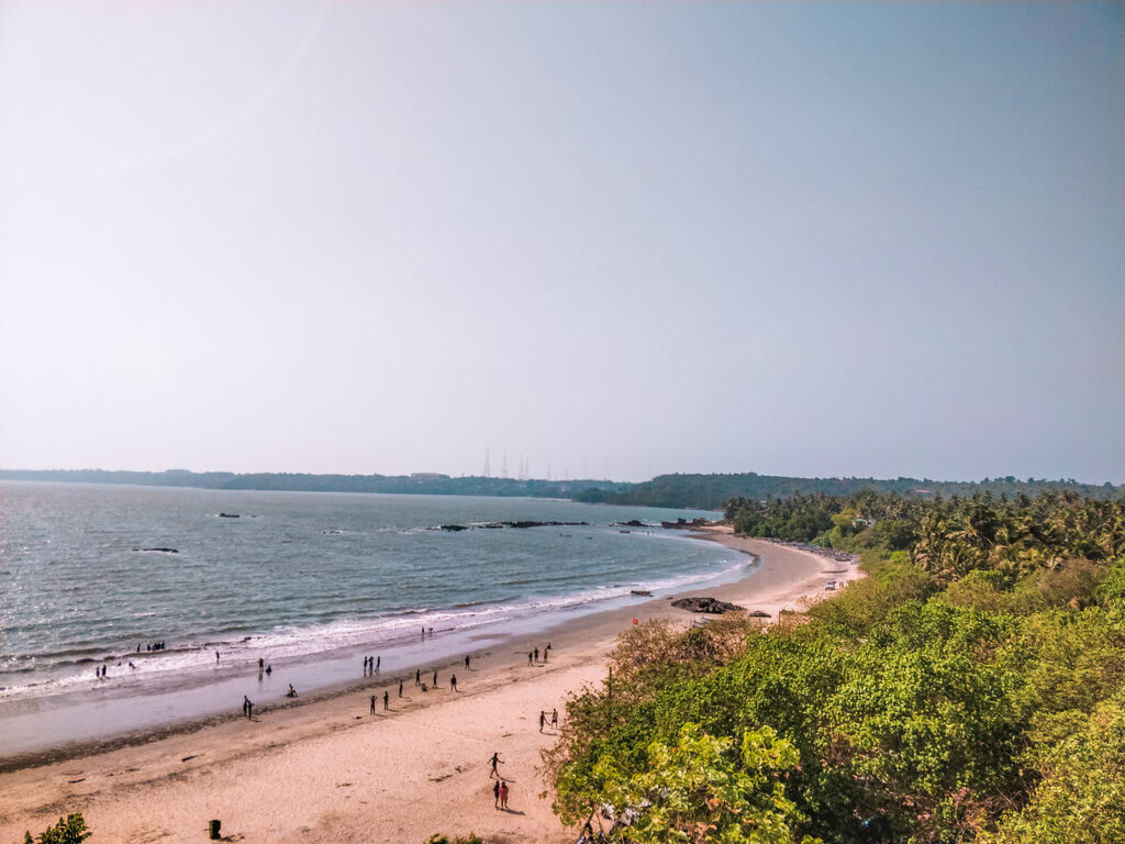 Siridao beach in Panaji, North Goa