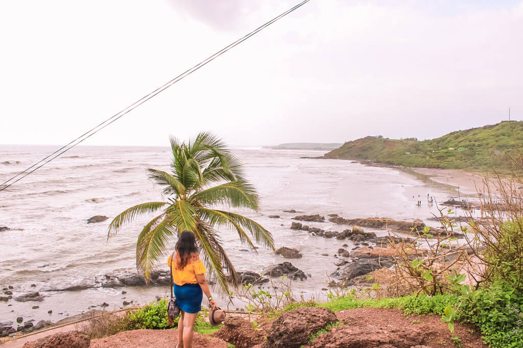 Famous beaches in North Goa - Vagator beach