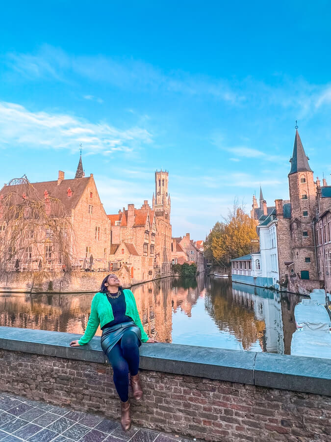 What to see in Bruges in 1 day - Rosary quay - Most instagrammable place in Bruges, Belgium